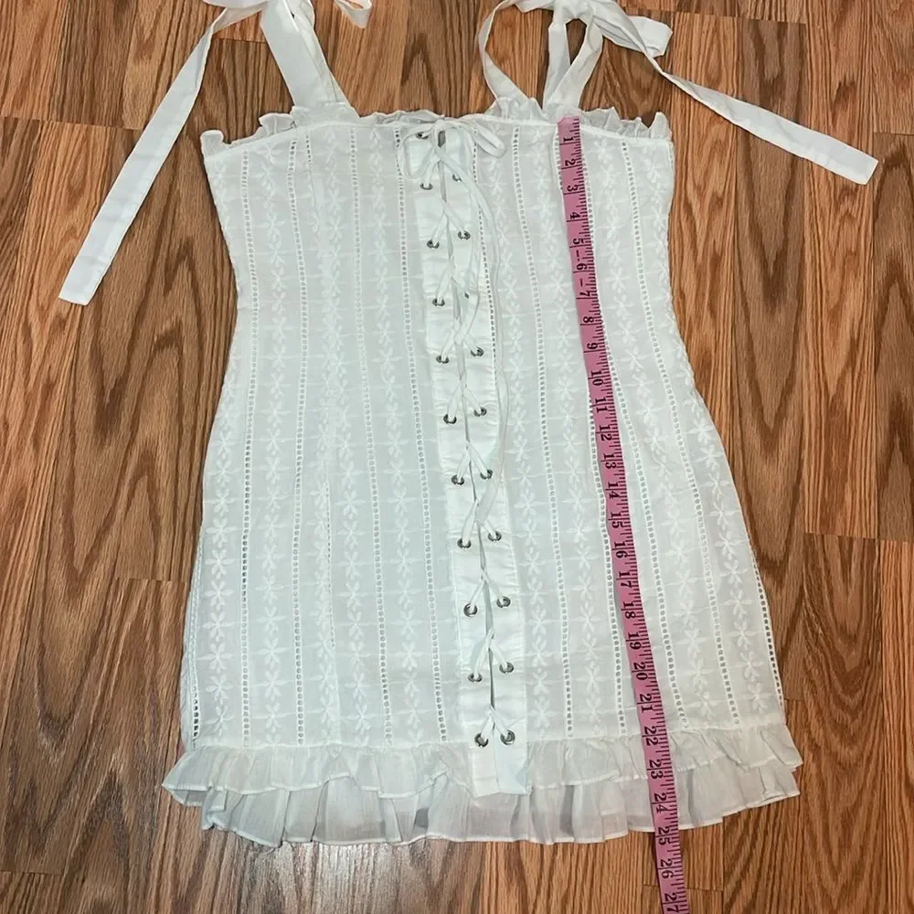 Shellsea White Dress, Sundress, beach, Large - Picture 10 of 10